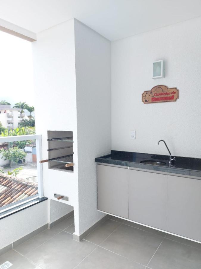 Apartamento Completo em Ubatuba - Tenório - Piscina e Churrasqueira gourmet Exterior foto